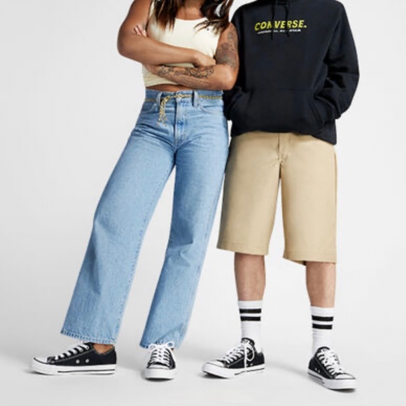 EUC [Converse] Iconic Black Chuck Taylor ALL STAR Low-Top Unisex Shoes | 12 - 14 - Picture 6 of 13